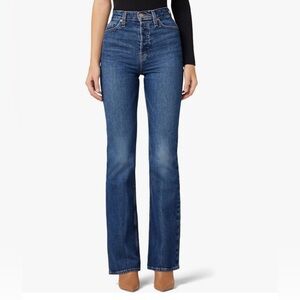 Hudson high rise Faye flare jeans. TALL 33” inseam